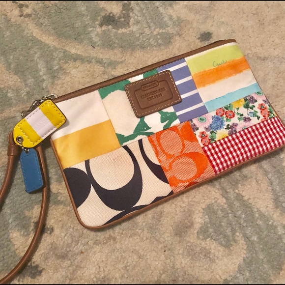 Coach colorful wristlet - Picture 2 of 2